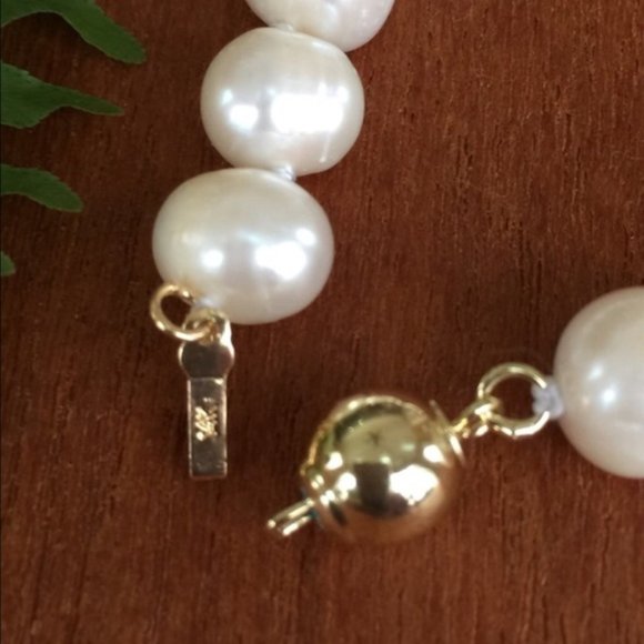 14K AKOYA PEARL BRACELET 114 CTS - Picture 2 of 4
